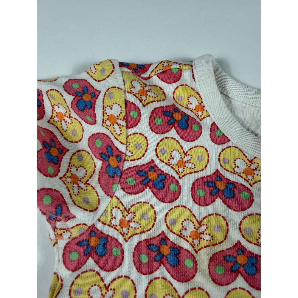 Hanna Andersson Heart Print Dress Bike Shorts Set Size 2 (80cm) - Picture 5 of 15